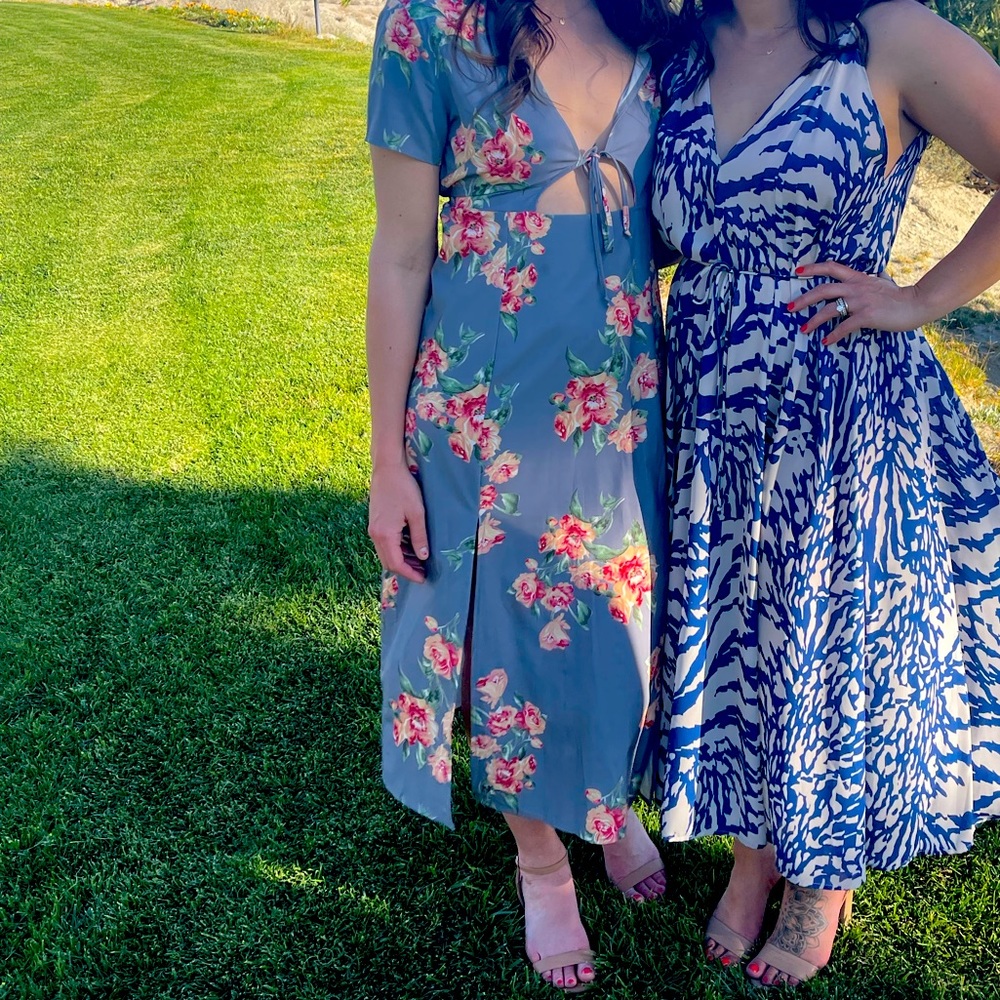 Midi style floral dress